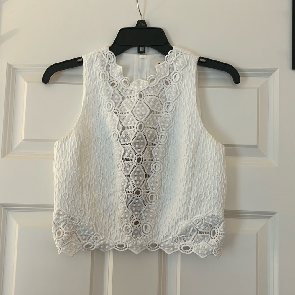 White Rebecca Taylor top